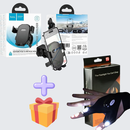 Support Hoco H85 + Gant LED Lumineux 🎁 Offert
